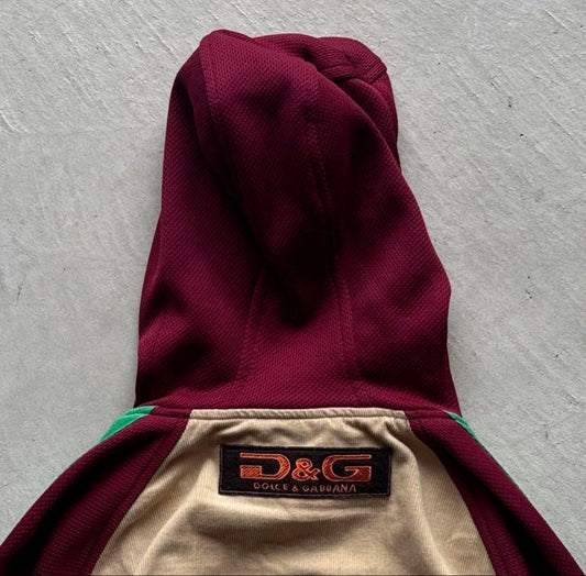 00s Dolce&Gabbana Raglan Zip Hoodie M #QY9V4G