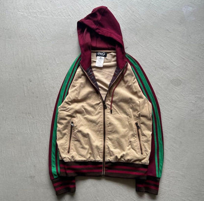 00s Dolce&Gabbana Raglan Zip Hoodie M #QY9V4G