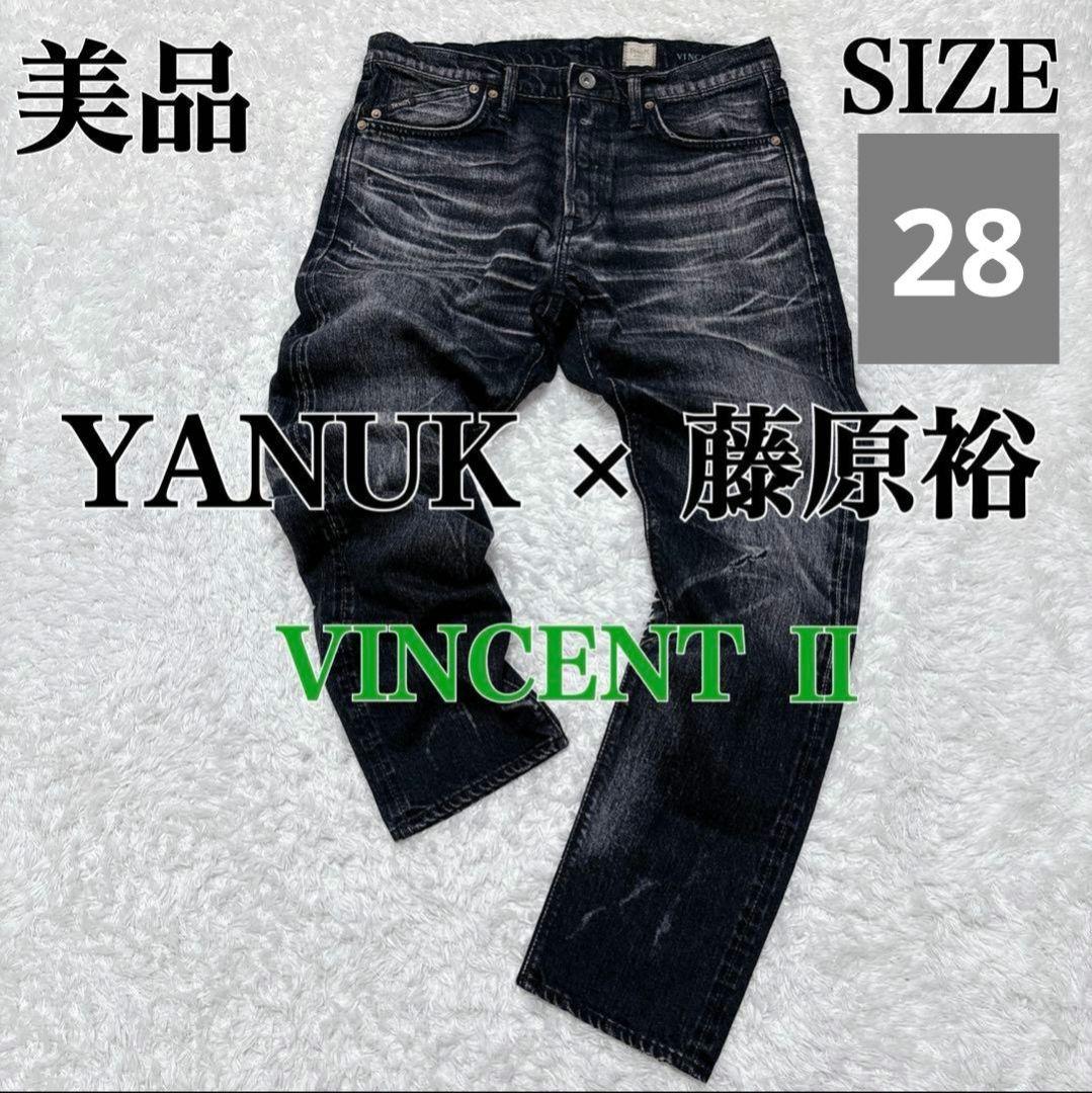 Januk and Yu Fujiwara collaboration black denim VINCENT2 red selvedge bl #QY7YID