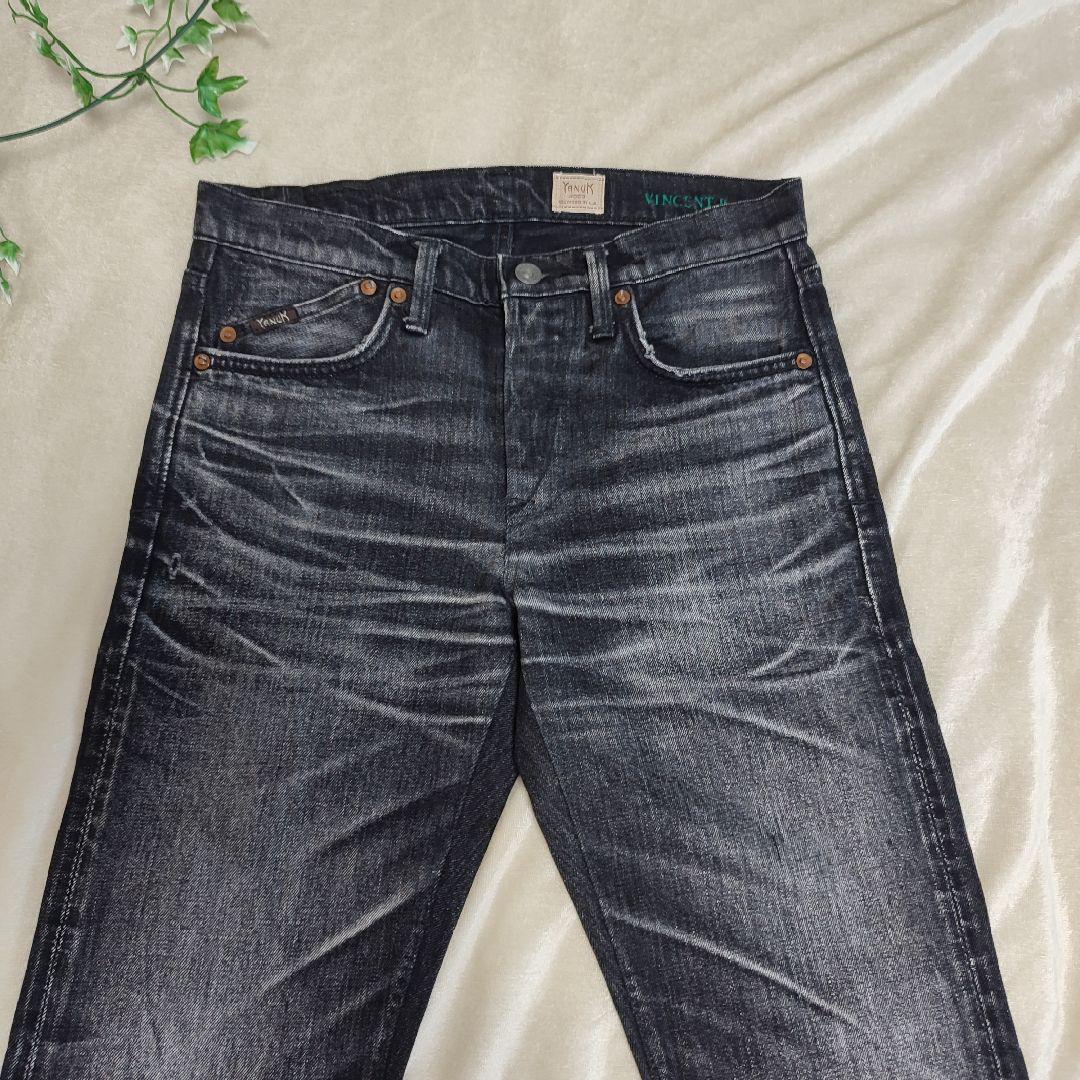 Januk and Yu Fujiwara collaboration black denim VINCENT2 red selvedge bl #QY7YID
