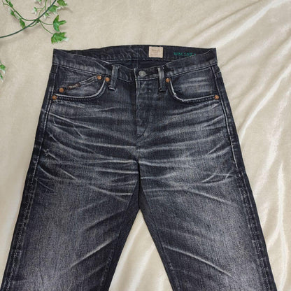 Januk and Yu Fujiwara collaboration black denim VINCENT2 red selvedge bl #QY7YID