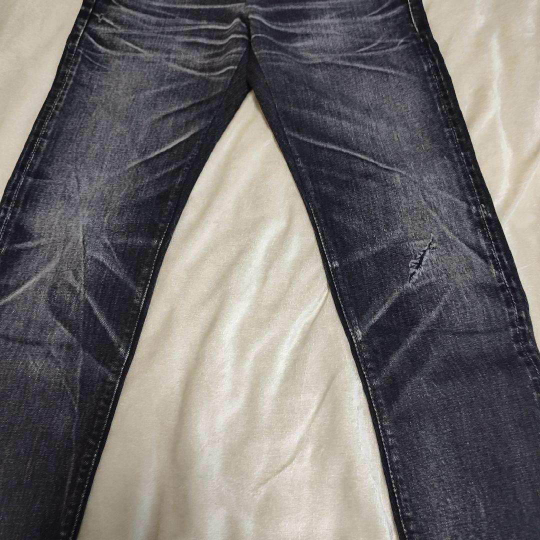 Januk and Yu Fujiwara collaboration black denim VINCENT2 red selvedge bl #QY7YID