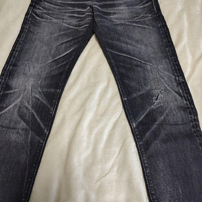 Januk and Yu Fujiwara collaboration black denim VINCENT2 red selvedge bl #QY7YID