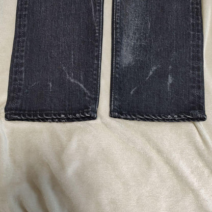 Januk and Yu Fujiwara collaboration black denim VINCENT2 red selvedge bl #QY7YID