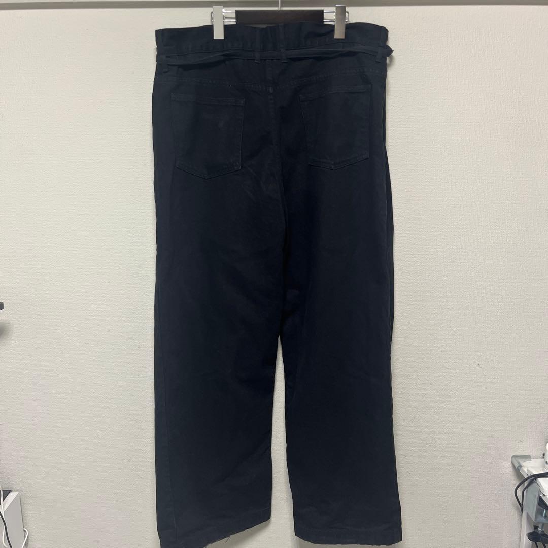 TENDER PERSON Black Super Wide Baggy Denim #QYDCBR