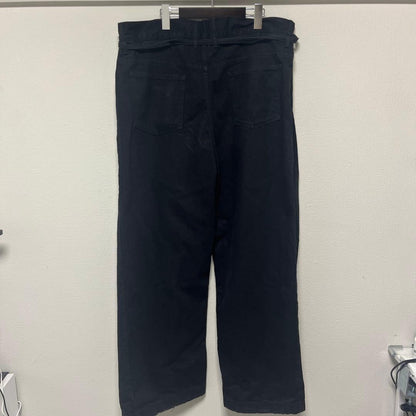 TENDER PERSON Black Super Wide Baggy Denim #QYDCBR