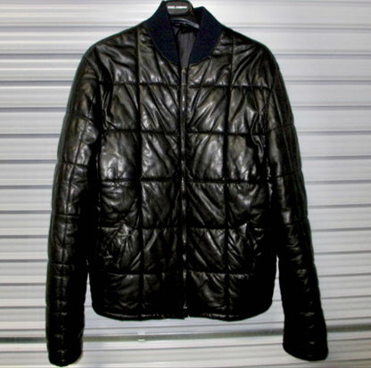 65 GUCCI Leather Down Jacket #QY5D1A