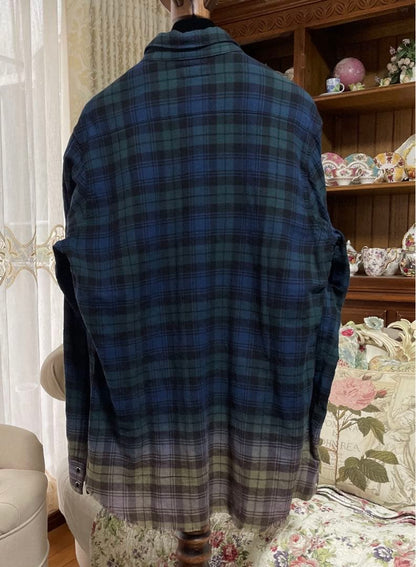 SAINT LAURENJT cut-off gradient shirt #QY72YK