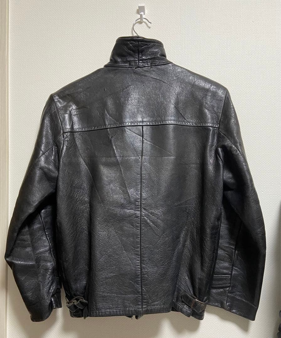 40s 50s VINTAGE LEATHER SPORTS JACKET #QYGQ2S