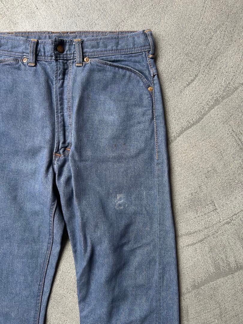 60s ROEBUCKS Blue Straight Denim Pants #PCIWRP