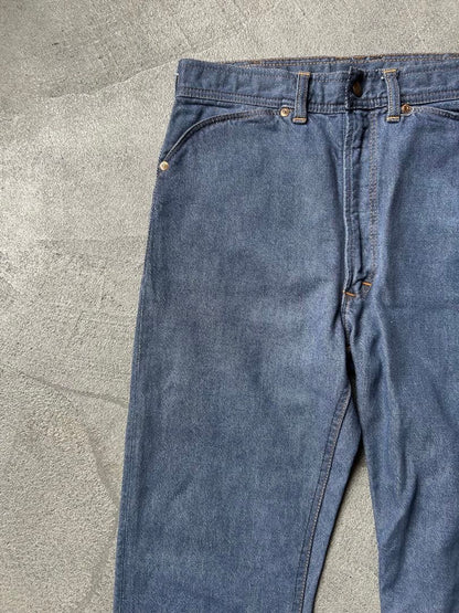 60s ROEBUCKS Blue Straight Denim Pants #PCIWRP