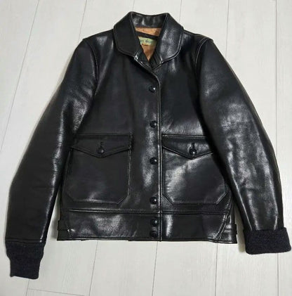Dry Bones Horse Leather Jacket #QY8T2B