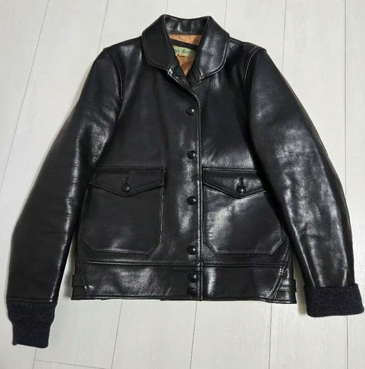 Dry Bones Horse Leather Jacket #QY8T2B