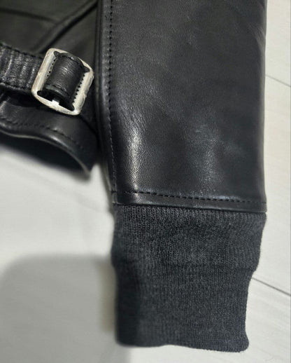 Dry Bones Horse Leather Jacket #QY8T2B