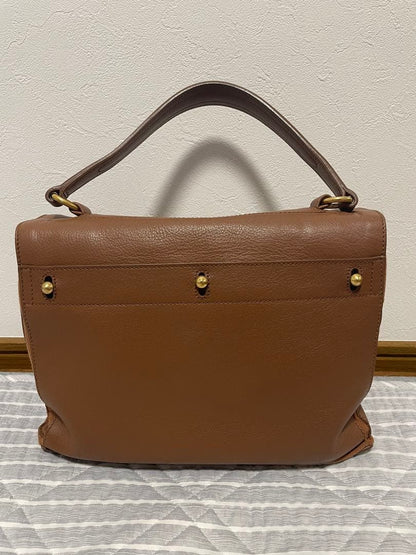 YVES SAINT LAURENT Leather Brown Handbag #QY4JLW