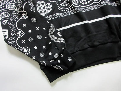Dolce & Gabbana Bandana Print Hoodie in Black #QYL0HN