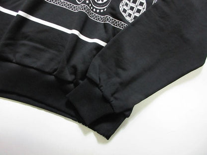 Dolce & Gabbana Bandana Print Hoodie in Black #QYL0HN