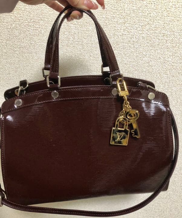 Louis Vuitton Blair MM Epi Leather 2way Dark Red #QY8KOV