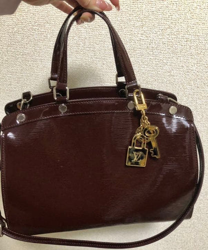Louis Vuitton Blair MM Epi Leather 2way Dark Red #QY8KOV