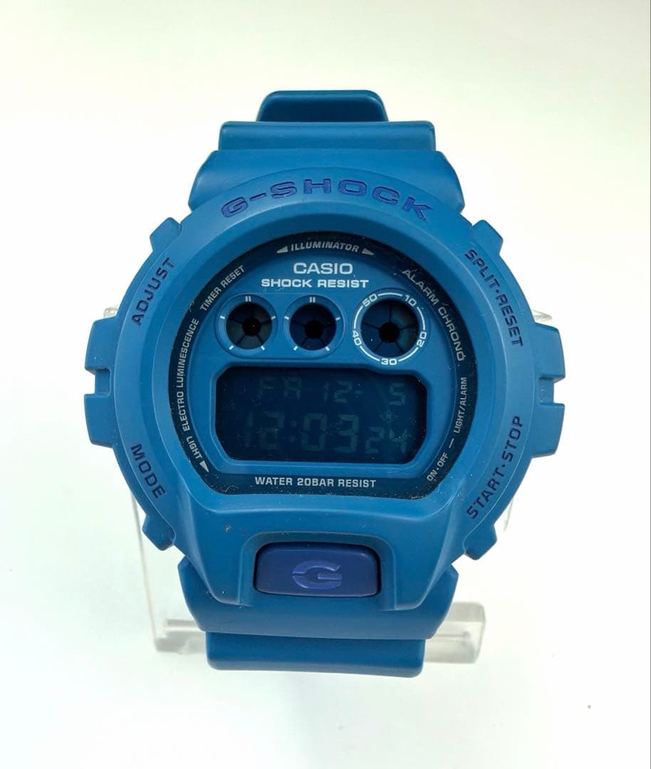 G-SHOCK DW-6900MM Crazy Colors Blue Inverted LCD #QYA3RD