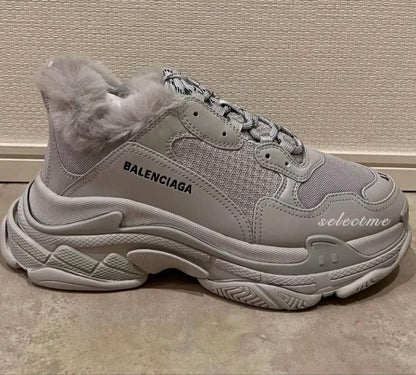 BALENCIAGA Triple S 41 Grey Balenciaga Sneakers #QYI0TK