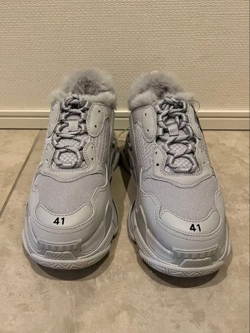 BALENCIAGA Triple S 41 Grey Balenciaga Sneakers #QYI0TK