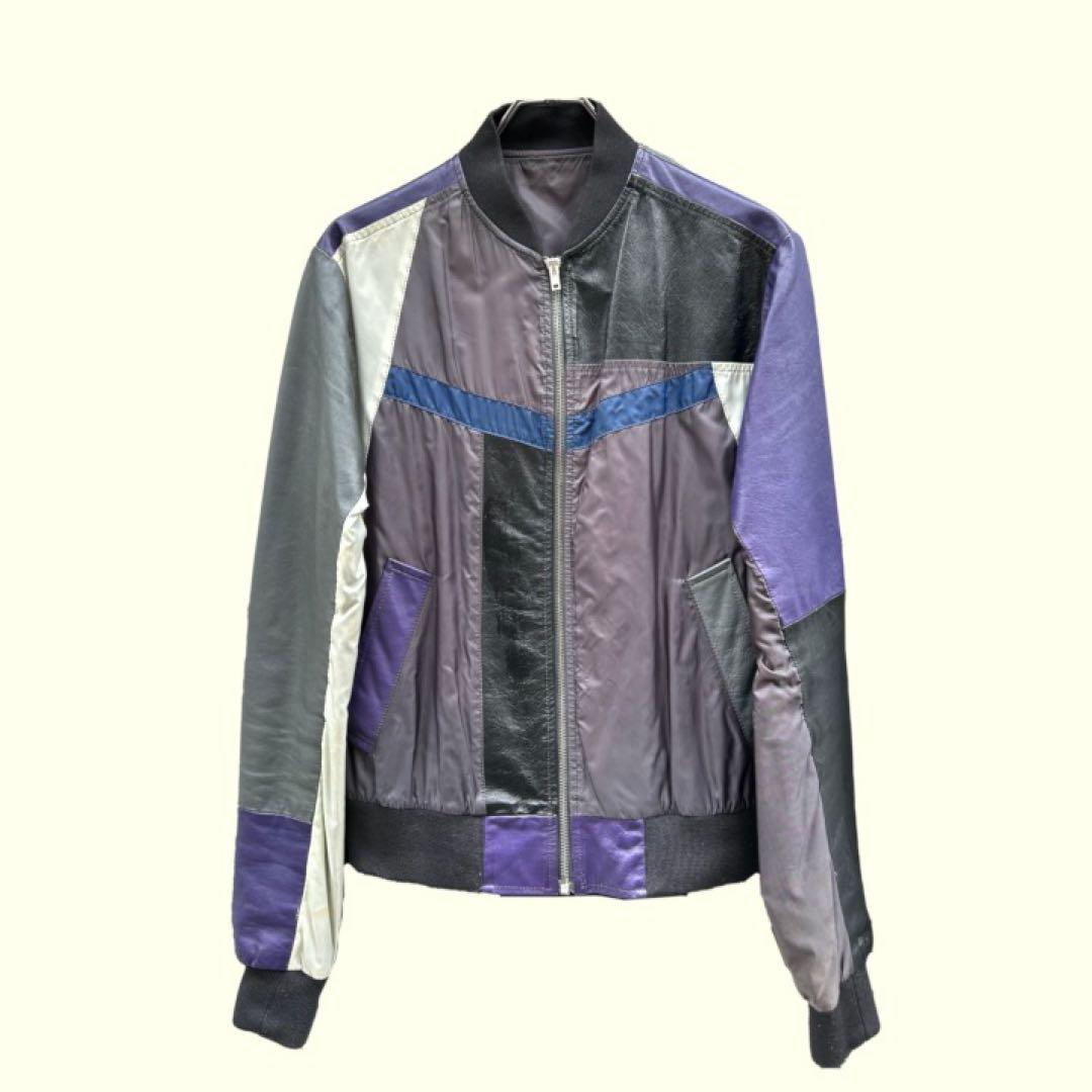 Maison Martin Margiela patchwork leather jacket #QY72Q0