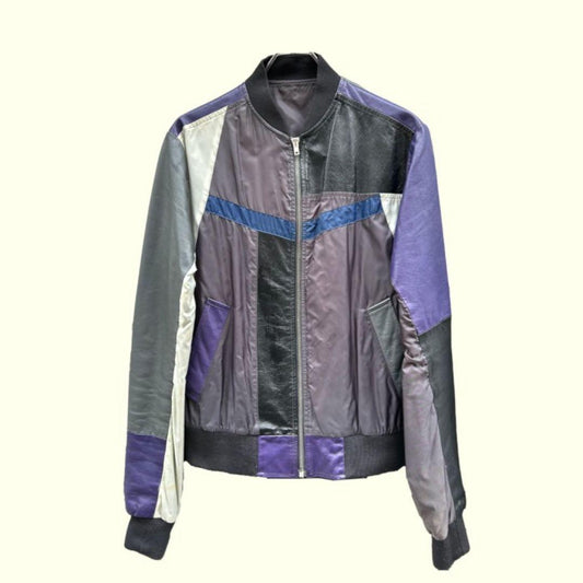 Maison Martin Margiela patchwork leather jacket #QY72Q0