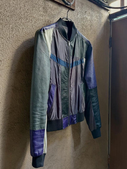 Maison Martin Margiela patchwork leather jacket #QY72Q0