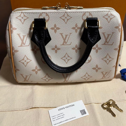 LOUIS VUITTON Monogram d'une Speedy Bandouliere 20 #QY0GBJ