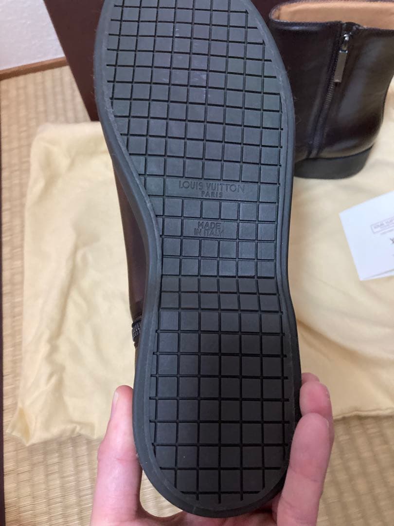 LOUIS VUITTON Brown Side Gore Boots #QY7AGX