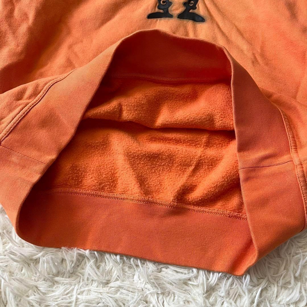 HERMES Hello Mr. Falier Orange Hoodie #QYD39X