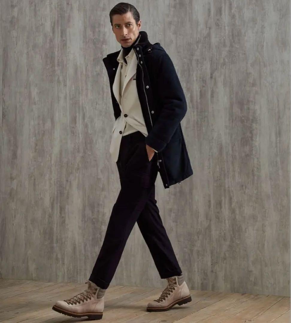 Brunello Cucinelli Nubuck Boots in Beige Mouton #QYBKTX