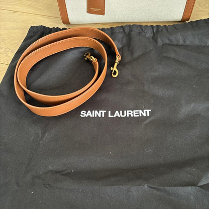 Saint Laurent Downtown Brown 2-Way Handbag #QYI9BY