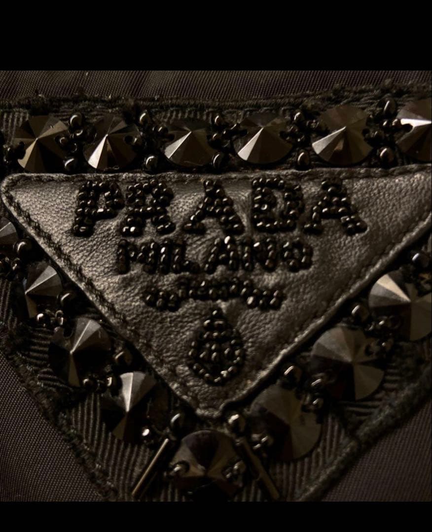 PRADA Black Nylon Handbag #QY5TKU