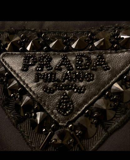 PRADA Black Nylon Handbag #QY5TKU