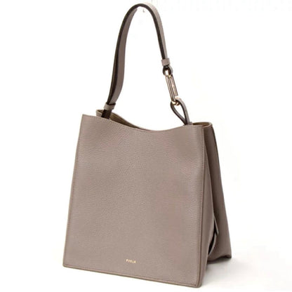 FURLA Nuvola S Bucket Bag Gray Mint #QY3HLF