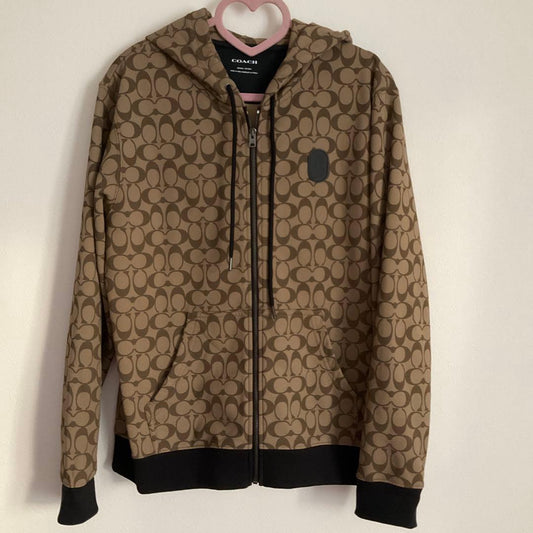COACH Signature Hoodie M Full Zip Coach #QYJY07