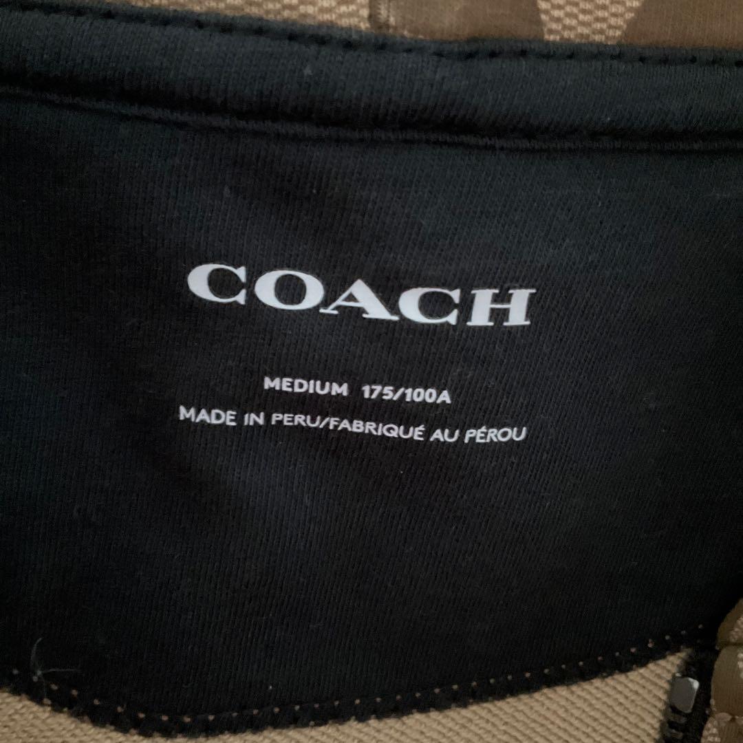 COACH Signature Hoodie M Full Zip Coach #QYJY07