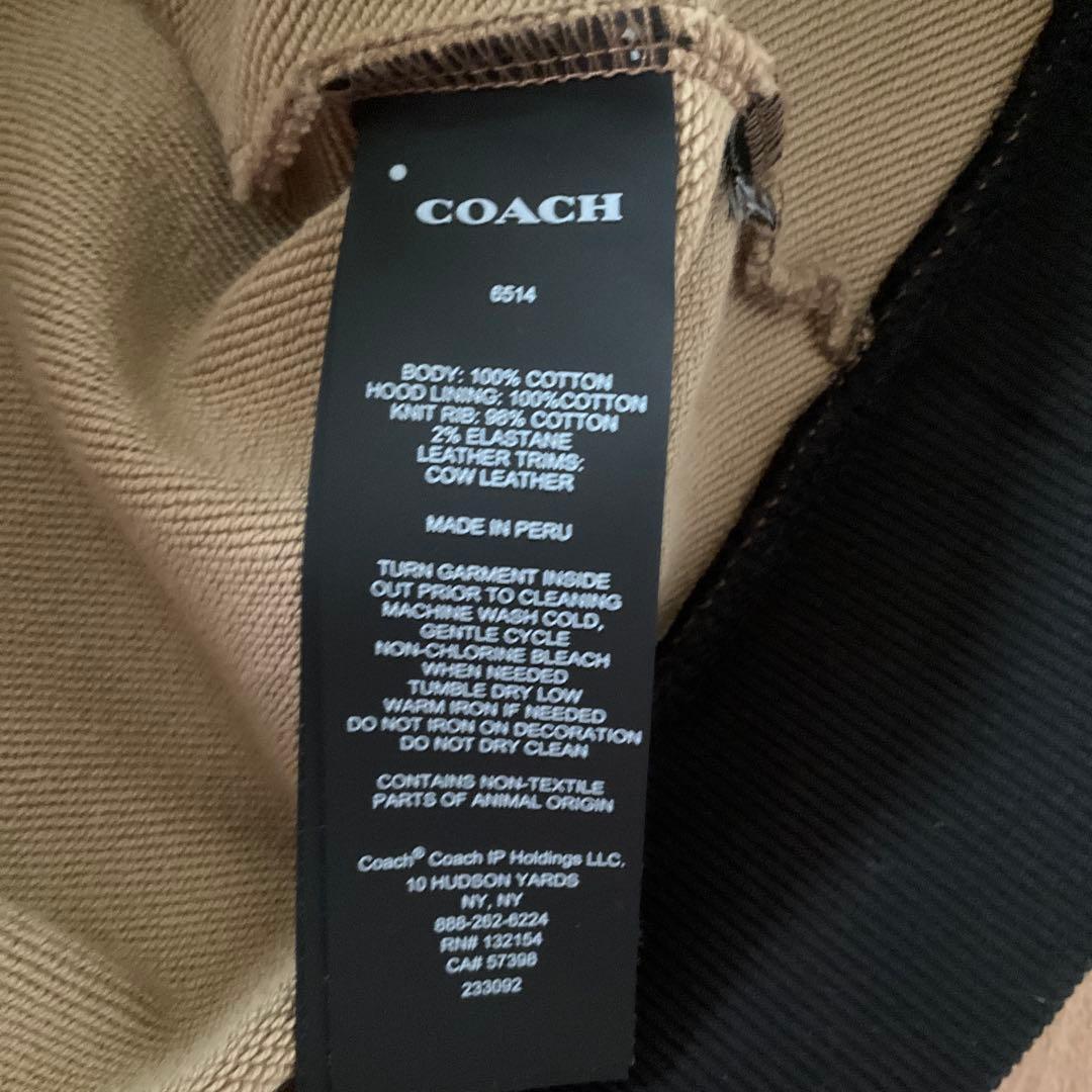 COACH Signature Hoodie M Full Zip Coach #QYJY07