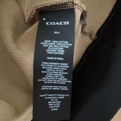 COACH Signature Hoodie M Full Zip Coach #QYJY07