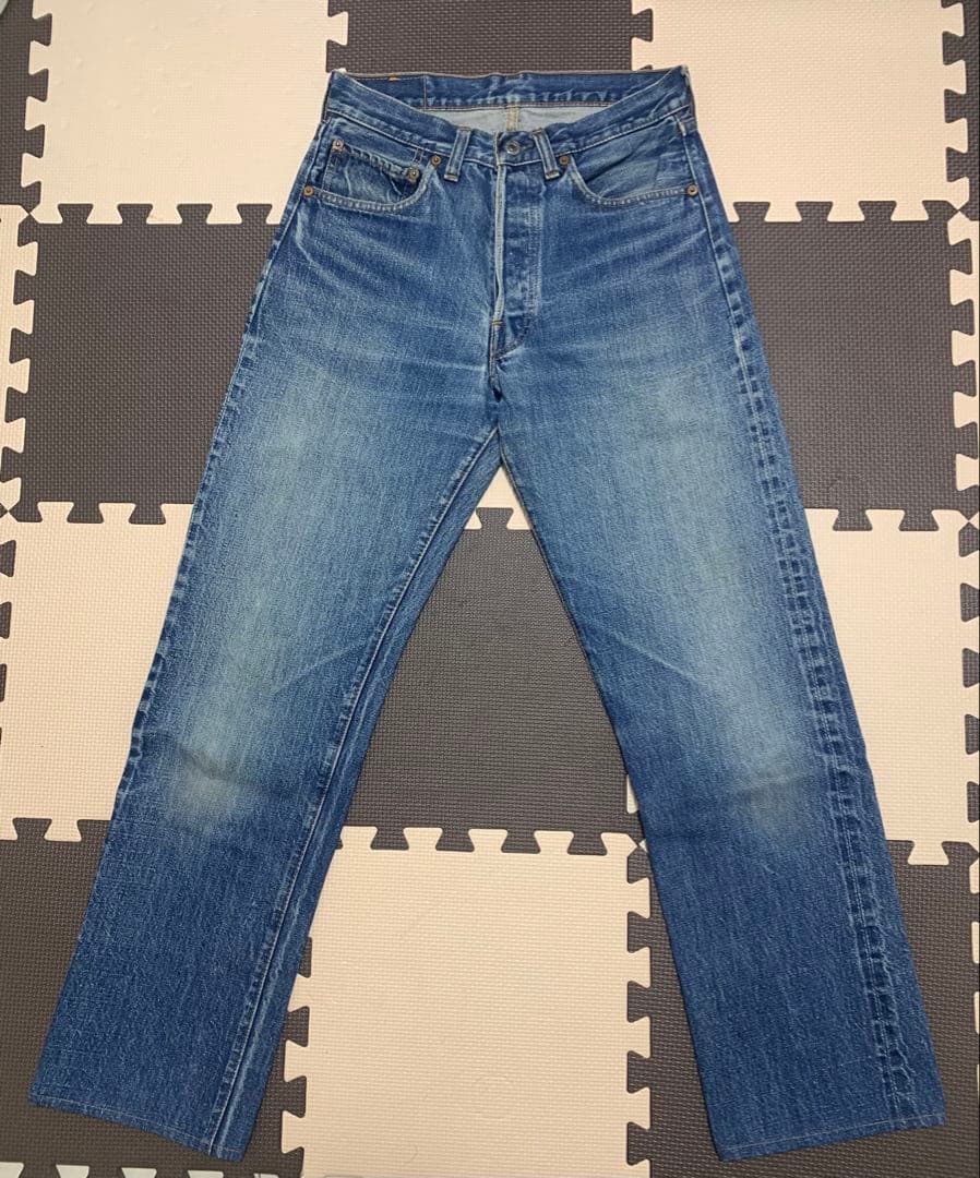 Unrepaired Levi's 501 Big E BIGE Vintage W73cm #PCGYT9
