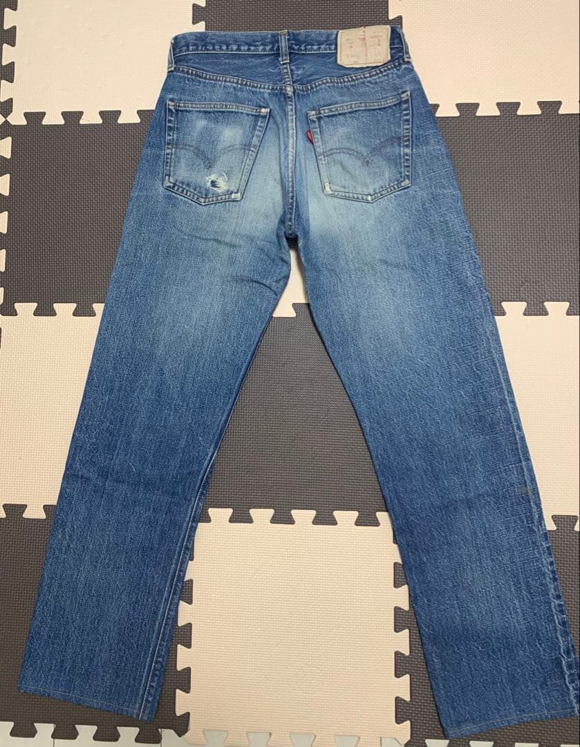Unrepaired Levi's 501 Big E BIGE Vintage W73cm #PCGYT9