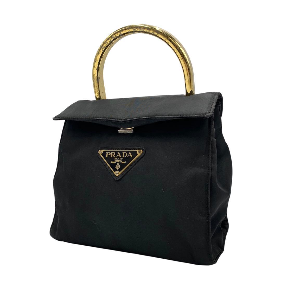 PRADA Nylon Black Handbag #QYJ35W
