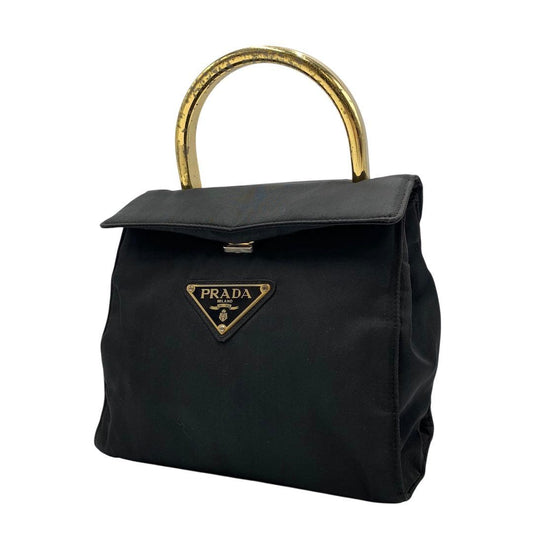 PRADA Nylon Black Handbag #QYJ35W