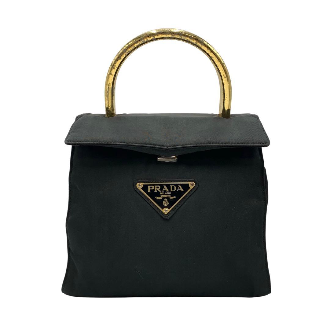 PRADA Nylon Black Handbag #QYJ35W