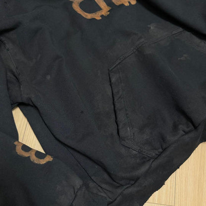 Balenciaga BB Logo Destroy Distressed Pullover Hoodie #QYC83G