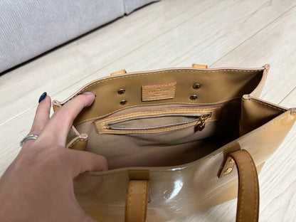 LOUIS VUITTON Vernis Leather Handbag Vintage #QY1B7T