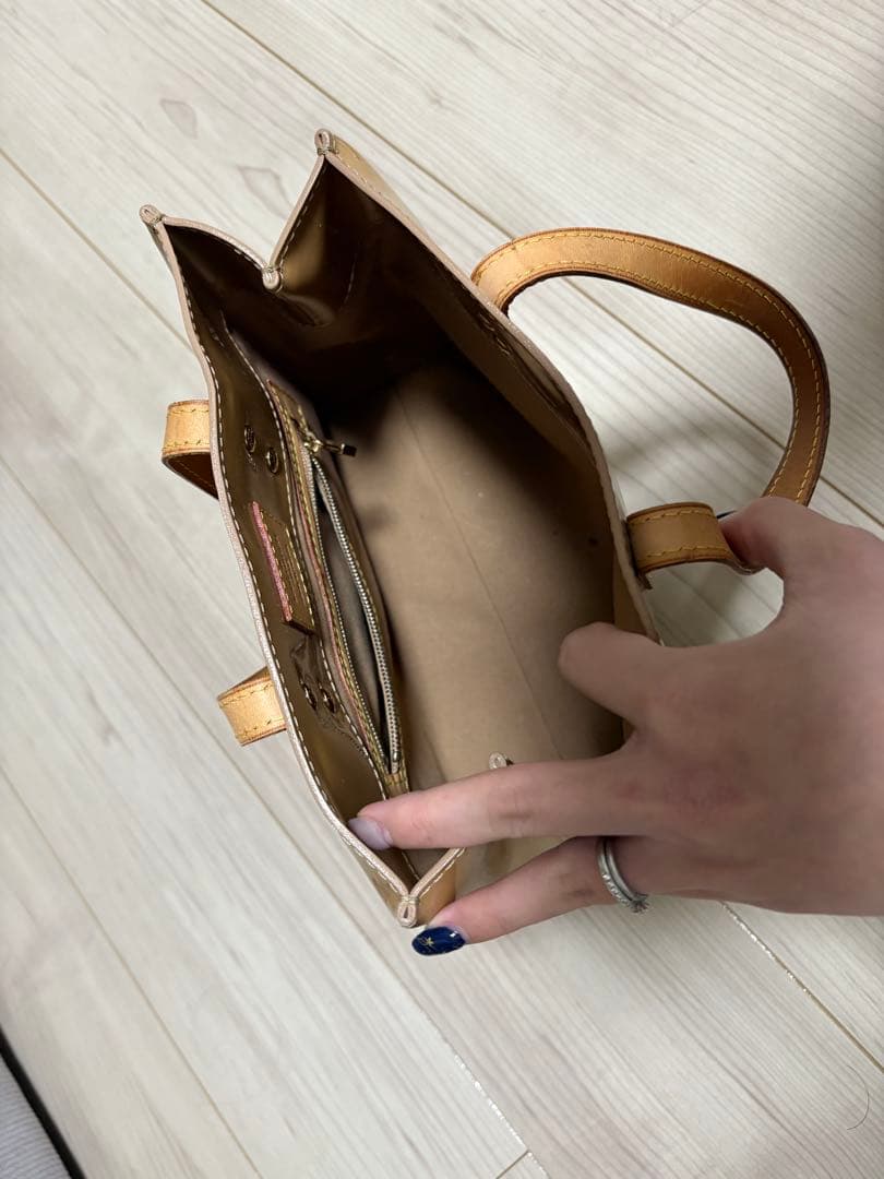 LOUIS VUITTON Vernis Leather Handbag Vintage #QY1B7T
