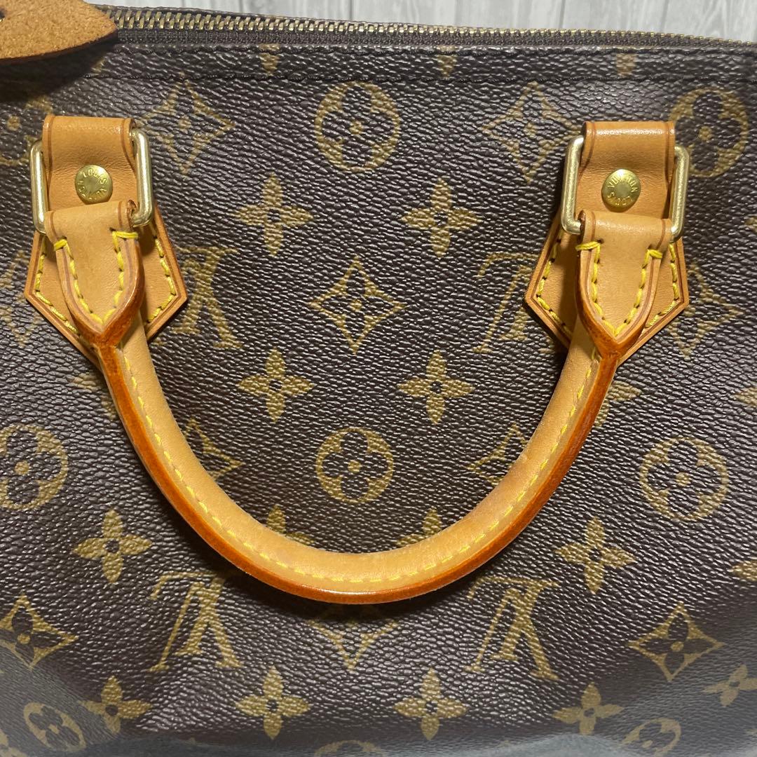 LOUIS VUITTON Speedy 30 Brown Monogram Canvas Handbag #QY8DXL